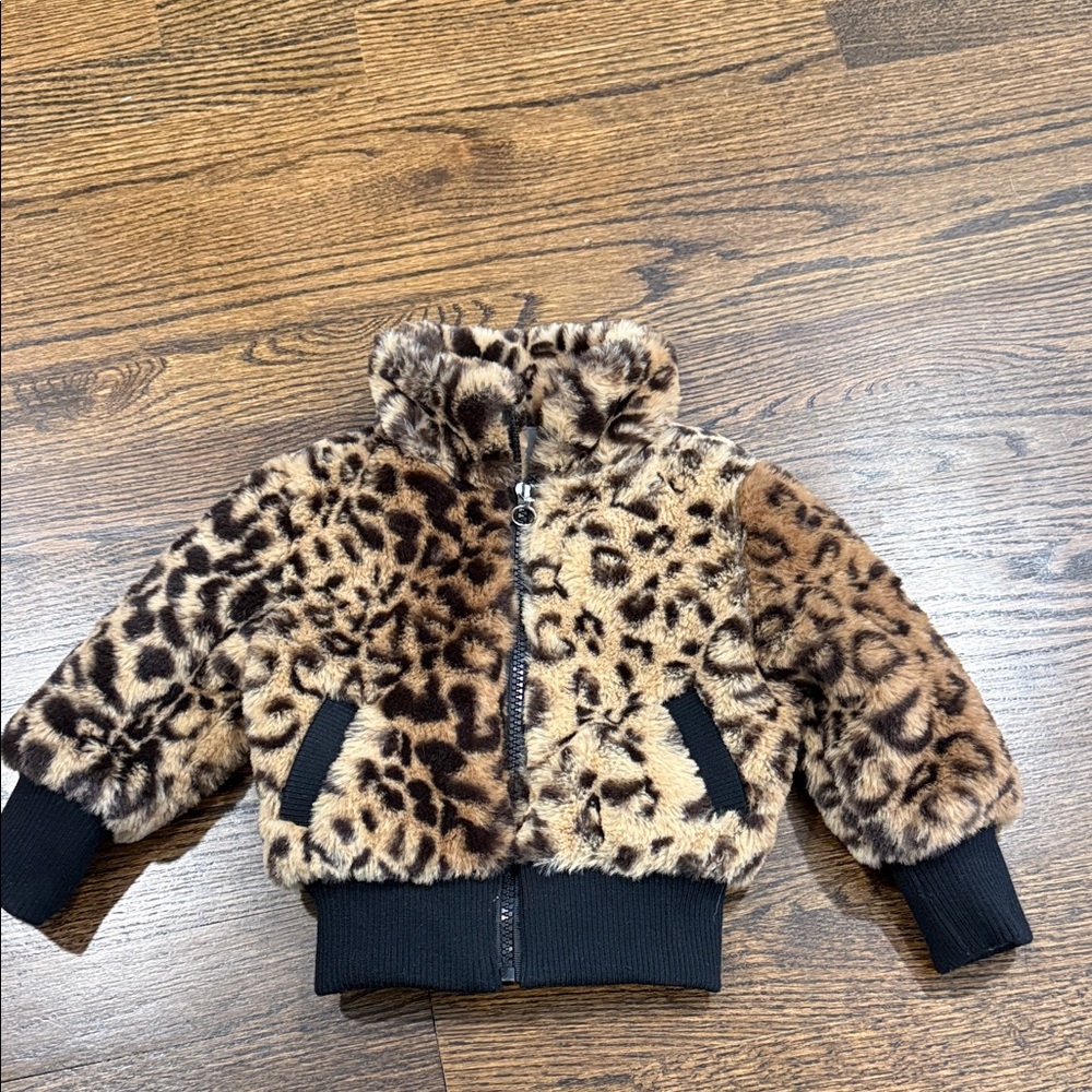 Urban Republic Leopard Faux Fur Jacket